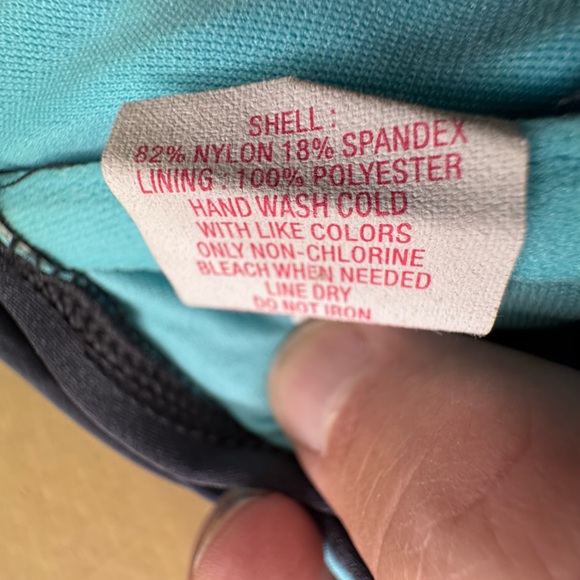 Exhilaration Blue Halter Swimsuit - Picture 5 of 5